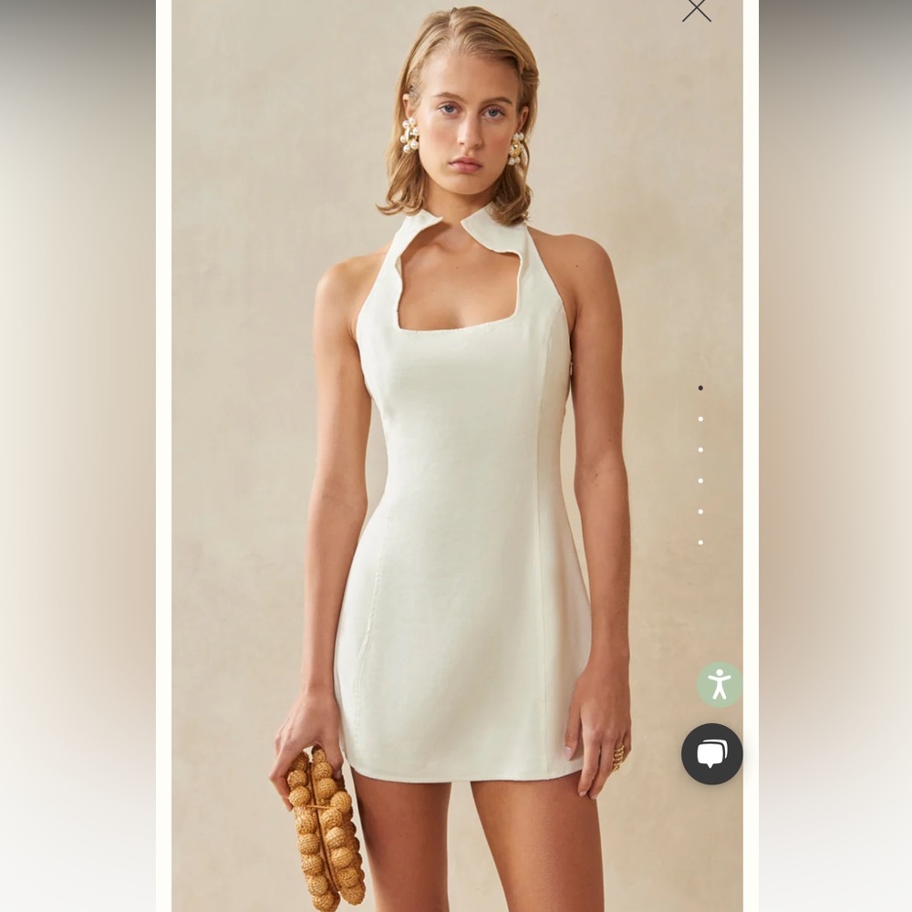 cult gaia Akaia Dress in White
